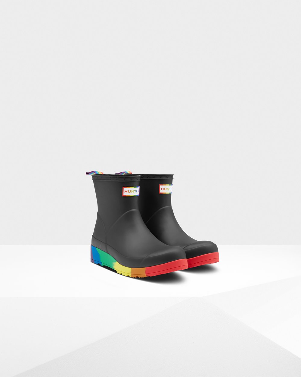 Bottes Play Hunter Original Pride Flatform Rain Femme Noir YHUDAFL-17